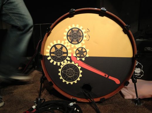 At the Drive-In drum, 12 April 2012