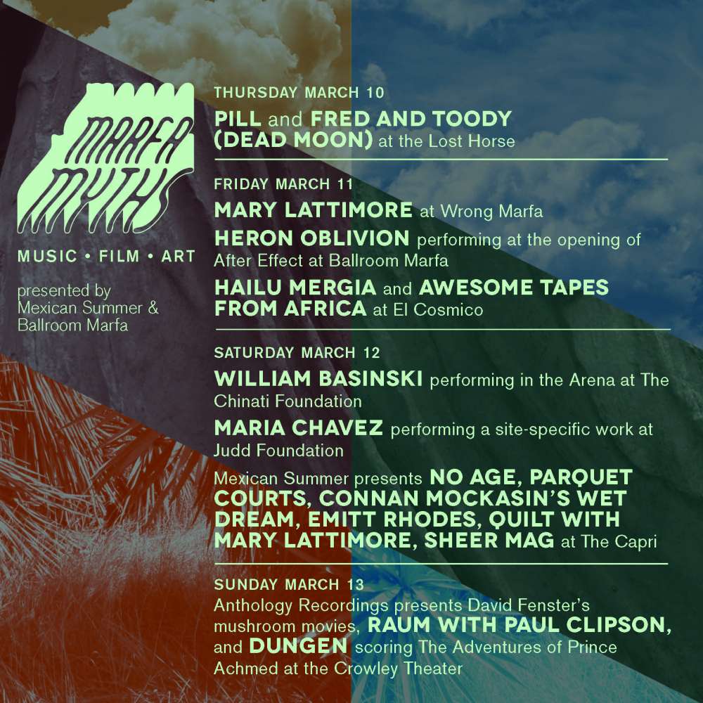 Announcing the Full Marfa Myths Schedule! Ballroom Marfa